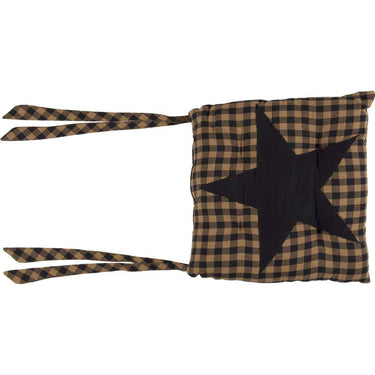 Navy Star Country Chair Cushion - The Fox Decor